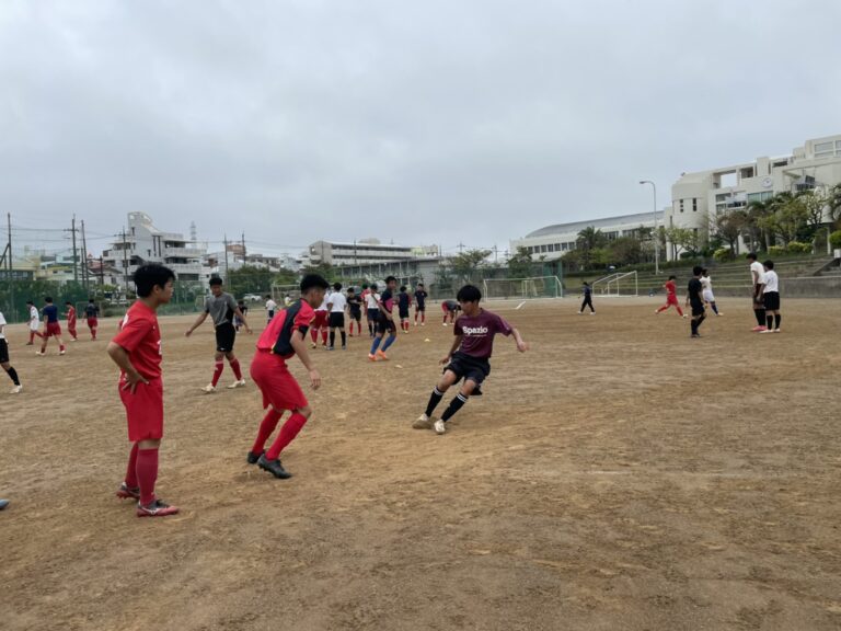 3月28日(日)トレーニング(Bチーム+新1年生) 那覇西高校サッカー部オフィシャルサイト